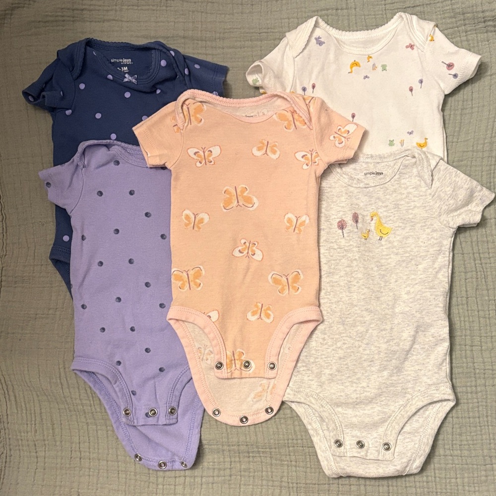 Carter's Butterfly and Polka Dot Bodysuit Collection